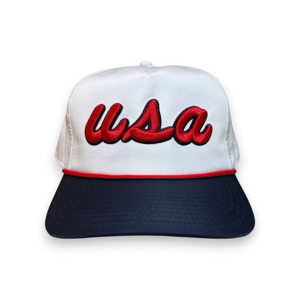 Bad Birdie Men's USA Rope Hat OSFM